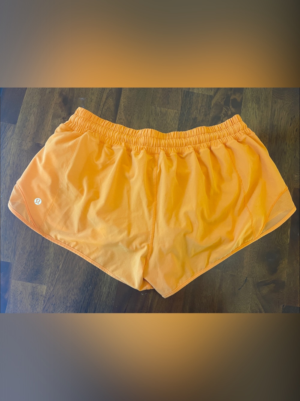 lululemon athletica Orange Running Shorts